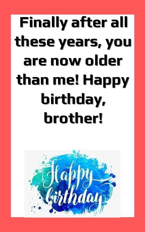 birthday wishes for brother cousin